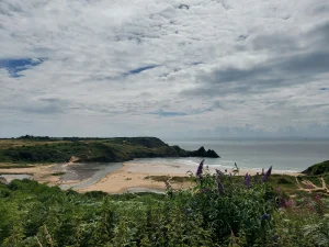 The Three Cliffs Beach by Beatrice Calouro
